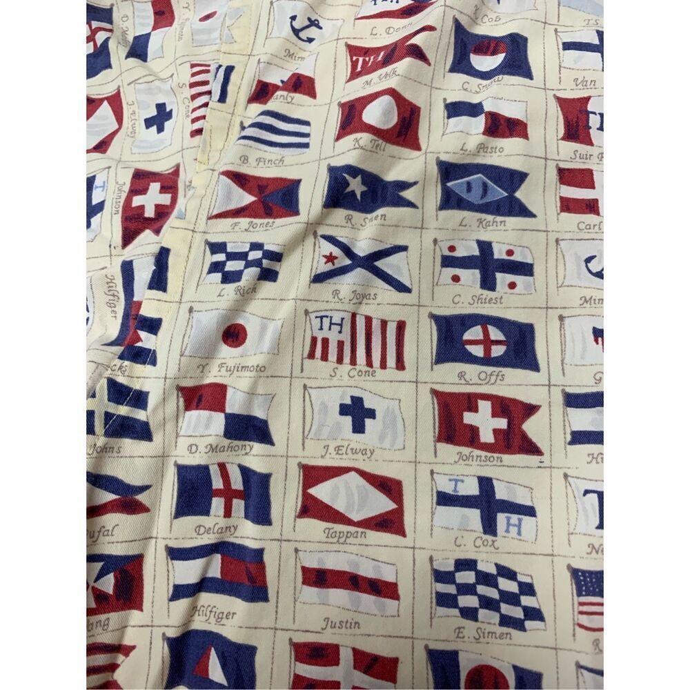 Vintage Flag Patterned Button Down Top - image 8